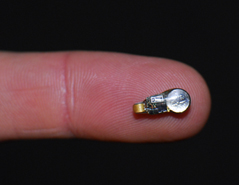 Telemetrie Tag auf Finger